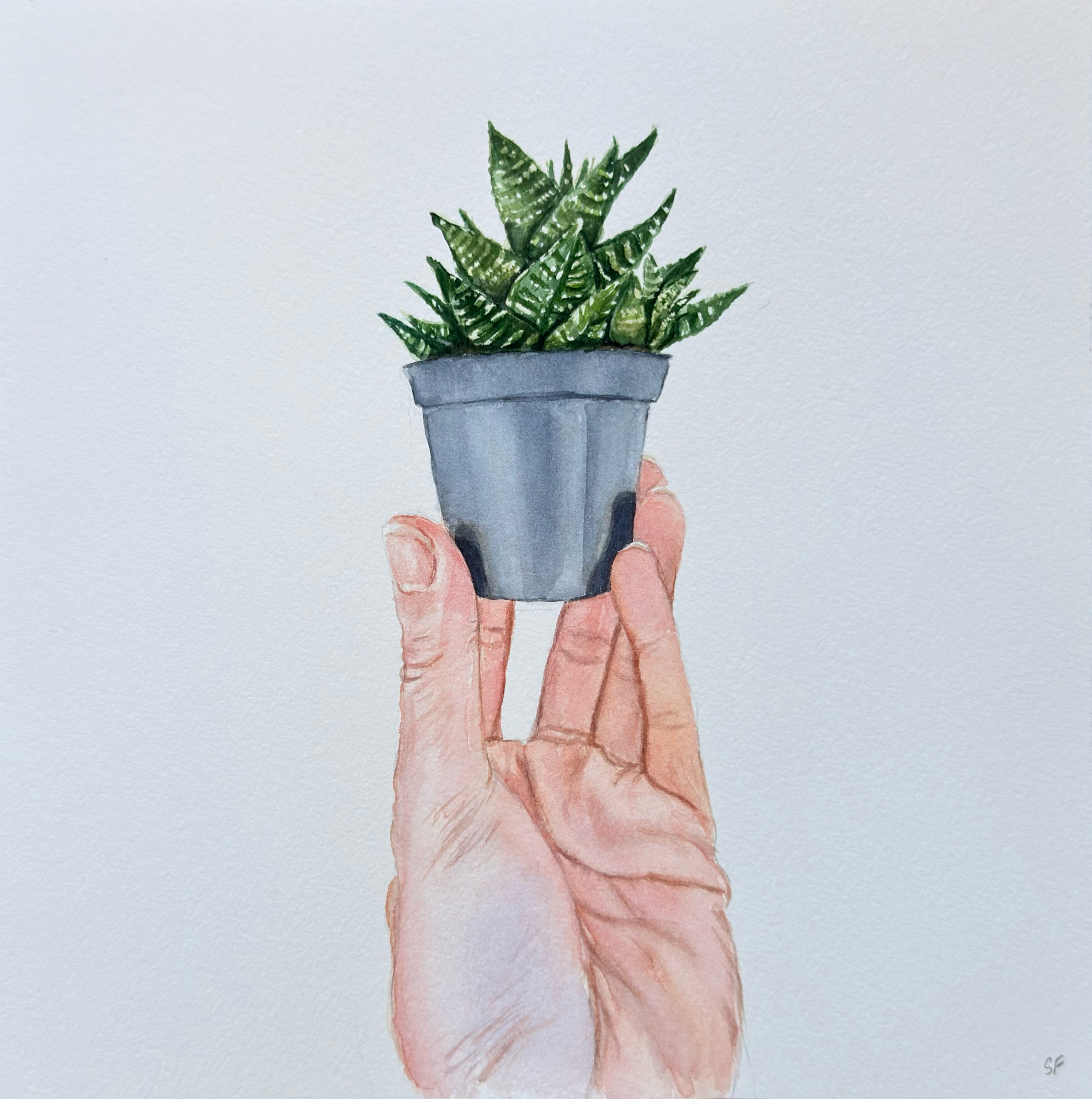 albert - painting by Sasha Fofanova