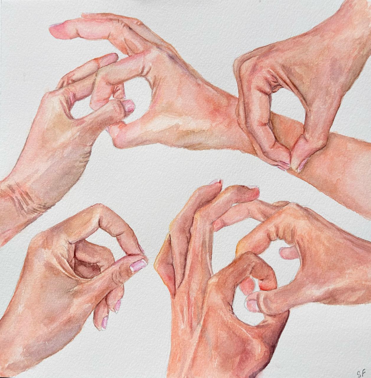 Connection - painting by Sasha Fofanova