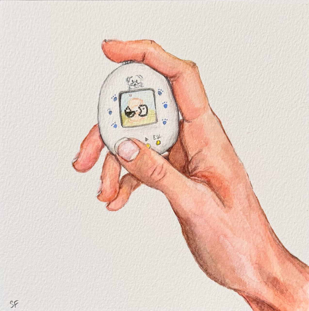 PETS - painting by Sasha Fofanova