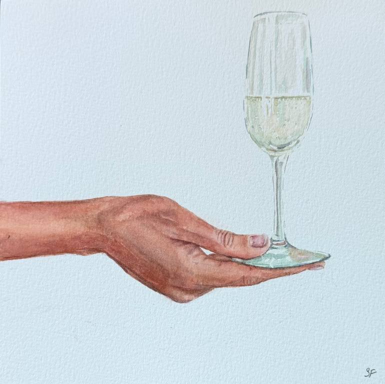 Coffee - painting by Sasha Fofanova