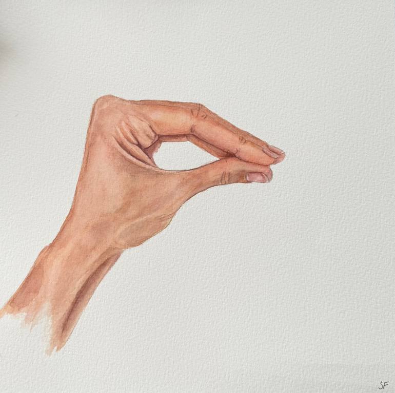 Lizard - painting by Sasha Fofanova