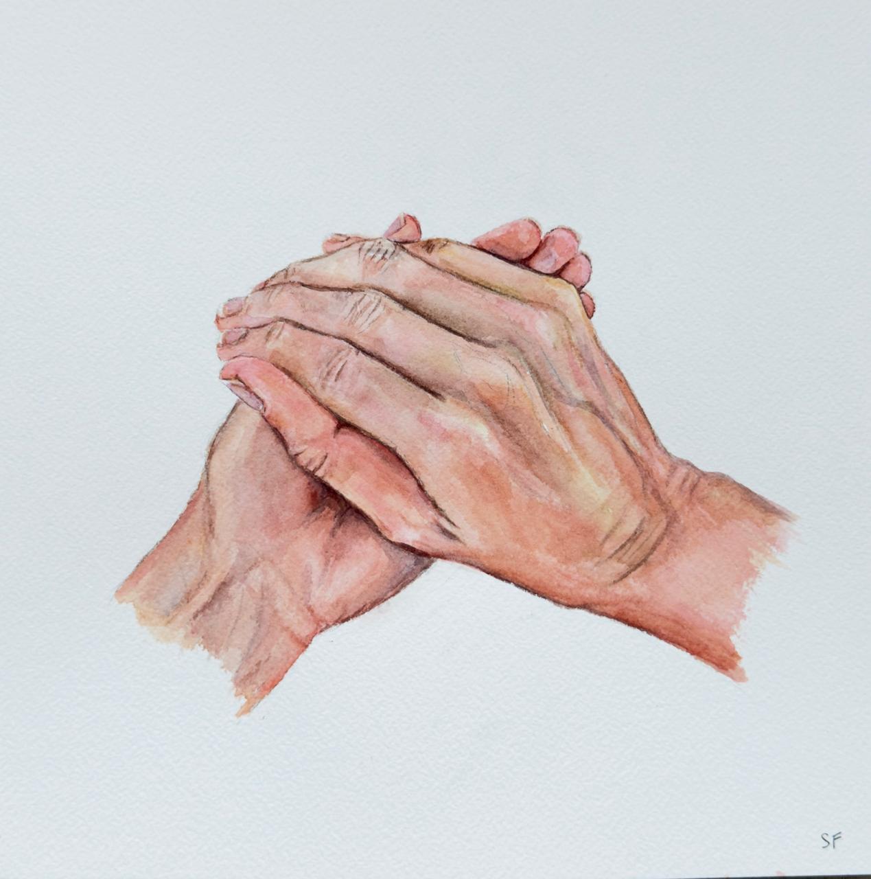 Secret - painting by Sasha Fofanova