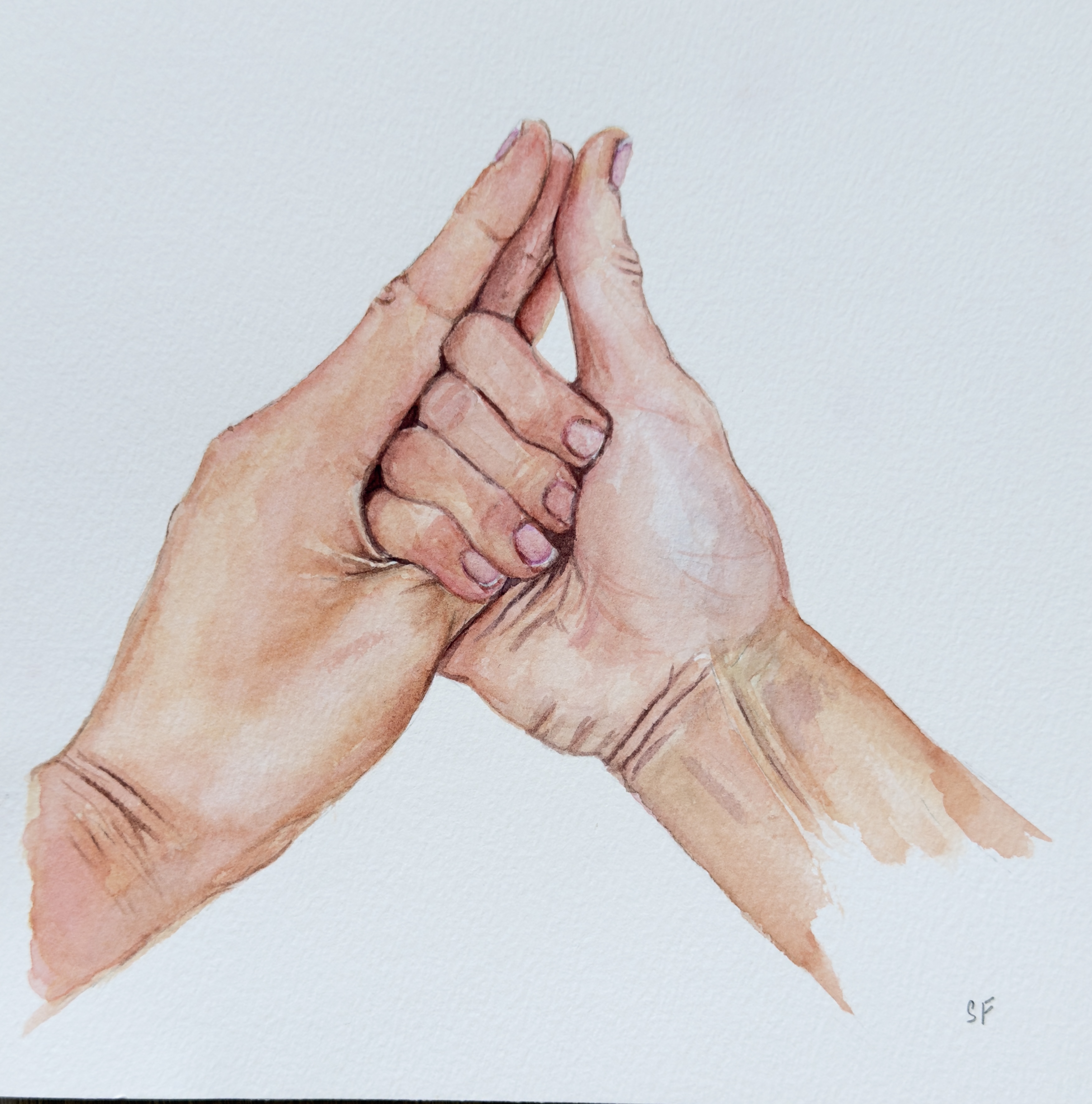 shell - painting by Sasha Fofanova
