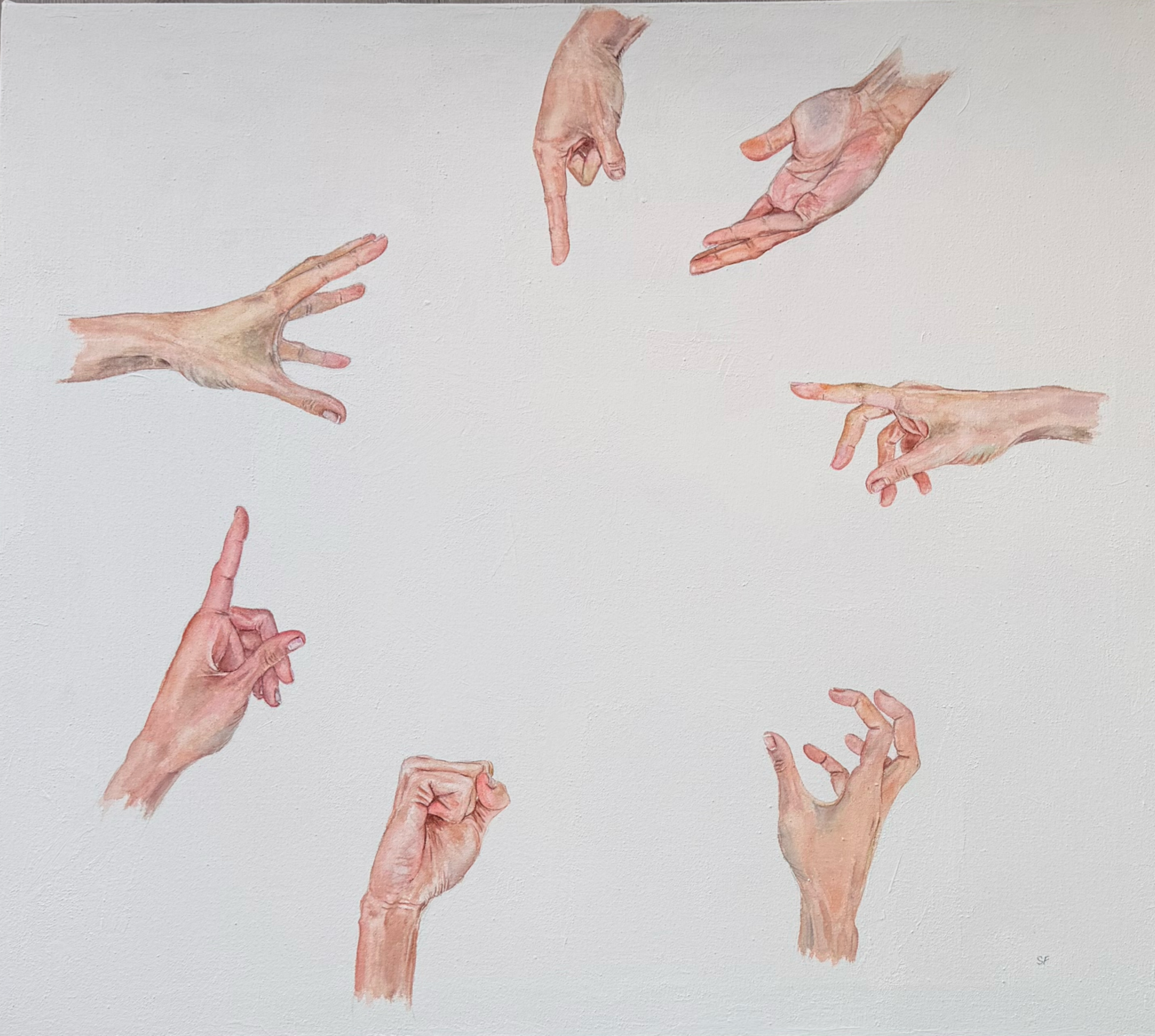 society - painting by Sasha Fofanova