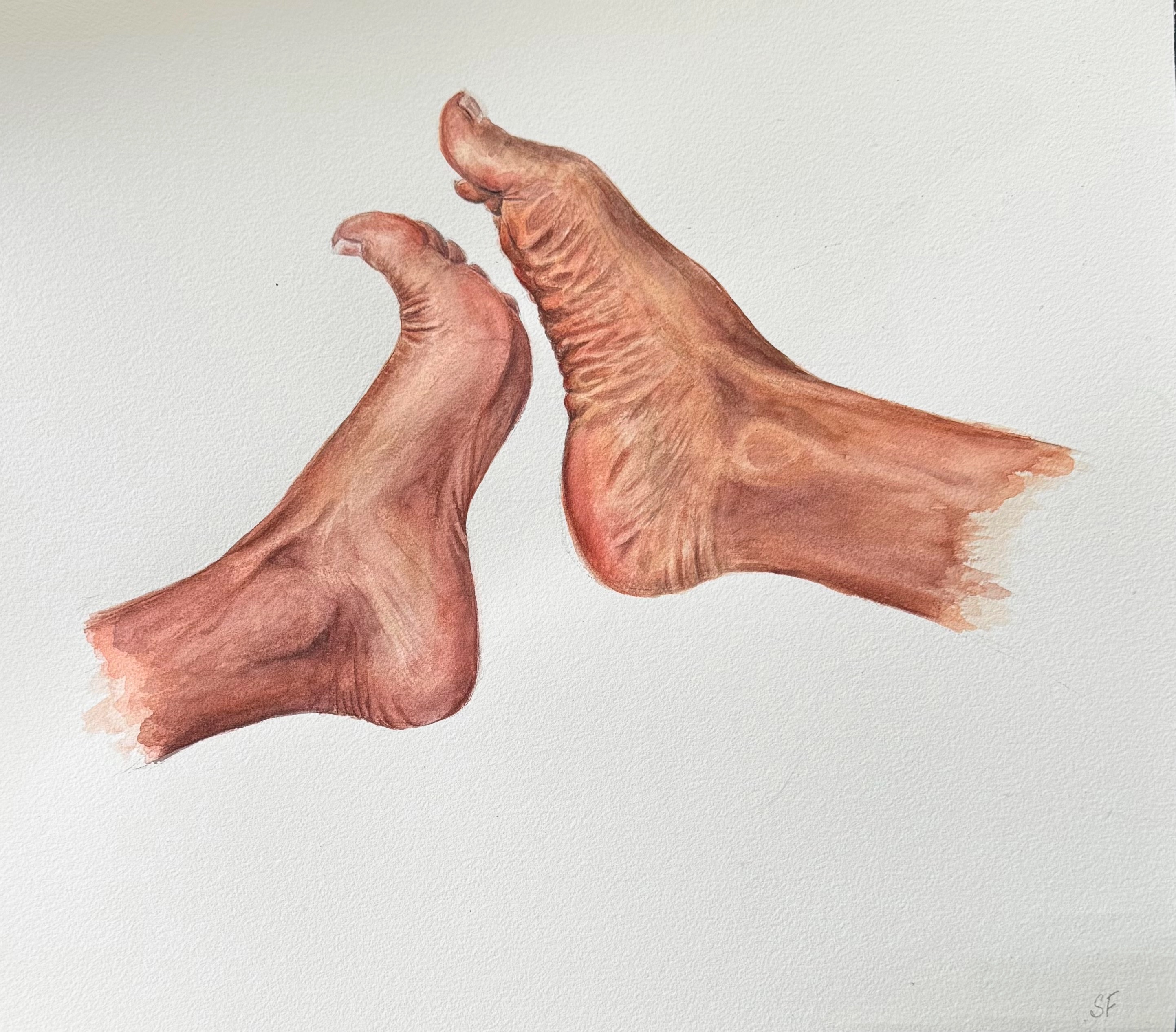 Succumbing - painting by Sasha Fofanova