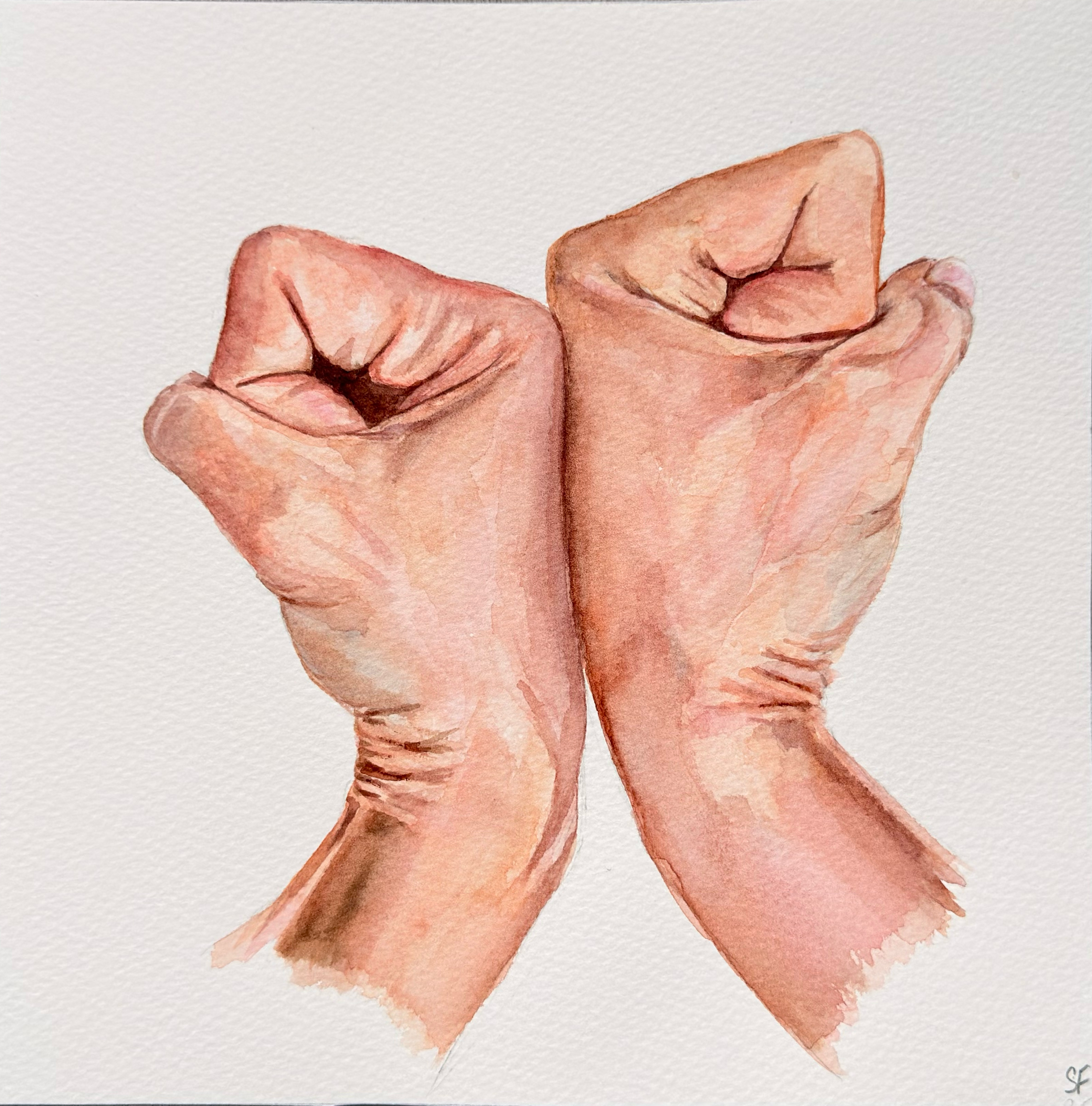 team - painting by Sasha Fofanova